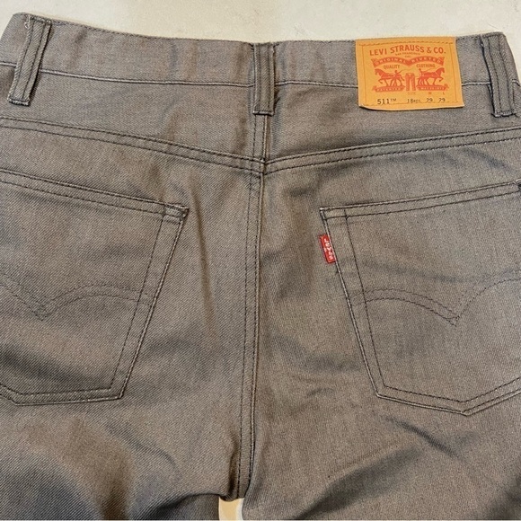 Levis 511 Jeans Boys 18 Reg 29x29 Gray Slim Fit - Picture 8 of 8